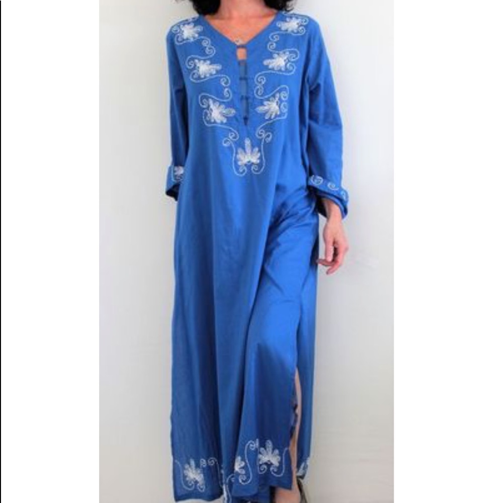 Soft Surroundings Buggle beaded Caftan